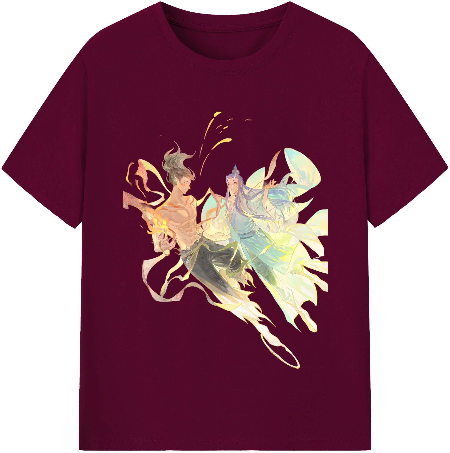 （画像用） Ne Zha 2 ナタ 魔童の大暴れ レディースカジュアルプリントTシャツ（綿100％）